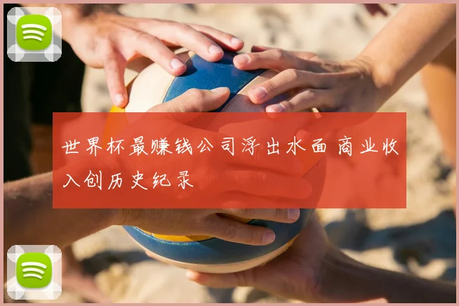 世界杯最赚钱公司浮出水面 商业收入创历史纪录